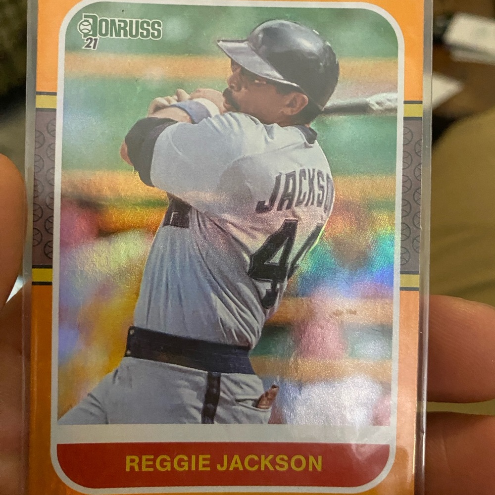 Russ Baseball Card with Black and White Uniform